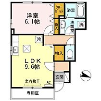 香川県高松市林町137-1（賃貸アパート1LDK・1階・40.73㎡） その2