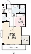 香川県高松市鹿角町189-1（賃貸マンション1K・2階・44.72㎡） その2