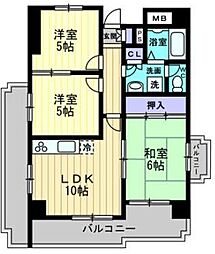 リアライズ上福岡 3LDKの間取図画像