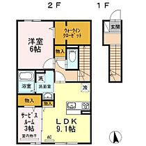 香川県高松市上福岡町680-1（賃貸アパート1LDK・2階・55.01㎡） その2