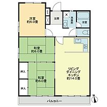 香川県高松市栗林町二丁目16-17（賃貸マンション3LDK・4階・66.72㎡） その2