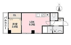 香川県高松市中央町6-19（賃貸マンション1LDK・4階・33.10㎡） その2