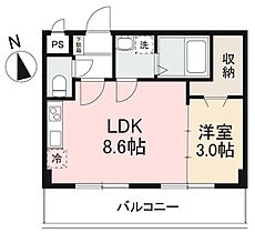 香川県高松市中央町1-18（賃貸マンション1LDK・9階・30.24㎡） その2