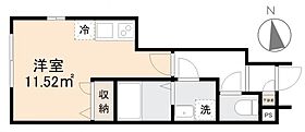 香川県高松市宮脇町二丁目27-14(仮)（賃貸アパート1R・1階・21.76㎡） その2