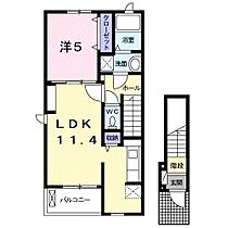 香川県高松市福岡町4丁目31番5号（賃貸アパート1LDK・2階・42.47㎡） その2