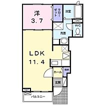 ＨＩＮＡＴＡ　II 102 ｜ 香川県高松市香西東町229番地1（賃貸アパート1LDK・1階・37.13㎡） その2