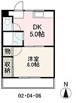 ヴィルシーク新北 302 ｜ 香川県高松市新北町20-12（賃貸マンション1DK・3階・27.00㎡） その2