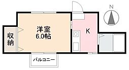 Fu9 1Kの間取図画像