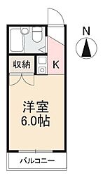グリンピア宮脇 1Kの間取図画像