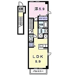 間取図画像 1LDK