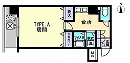 リマーク上之町 1Kの間取図画像