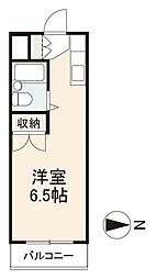 ルネ宮脇 ワンルームの間取図画像