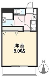 ローテンブルグ5 1Kの間取図画像