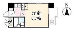 プチメゾン片原町 ワンルームの間取図画像