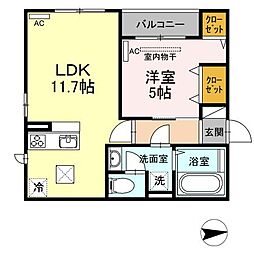 間取図画像 1LDK