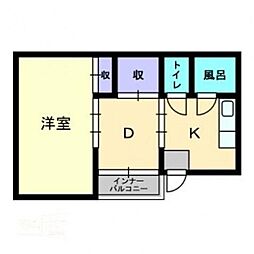 間取図画像 1DK