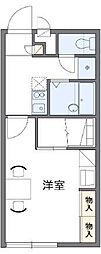レオパレスK-COURT 1Kの間取図画像