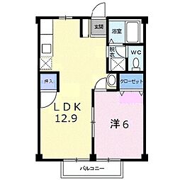 間取図画像 1LDK