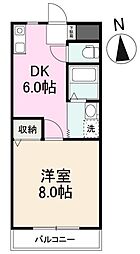 間取図画像 1DK