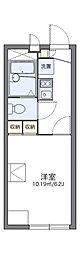 レオパレスフクオカ 1Kの間取図画像