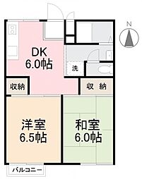 間取図画像 2DK