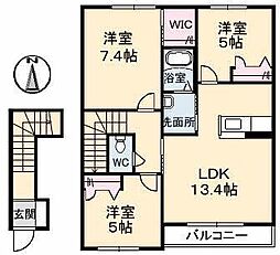 間取図画像 3LDK