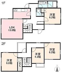 バビヤージュ2 4LDKの間取図画像