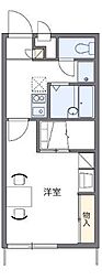 レオパレスマドカ 1Kの間取図画像