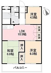 間取図画像 3LDK