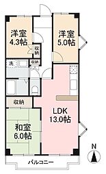 間取図画像 3LDK