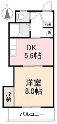 間取図画像 1DK