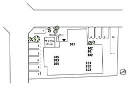 ディアマント番町 202 2階3LDKの室内