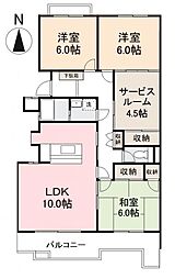 間取図画像 3SLDK