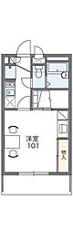 レオパレス川添 1Kの間取図画像