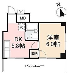 間取図画像 1DK