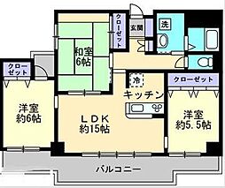 ストーンレイク子の浜B 3LDKの間取図画像