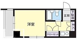アルファ藤塚町 ワンルームの間取図画像