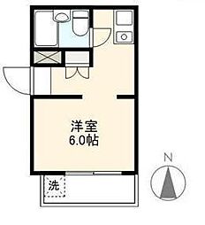 メゾン玉藻 ワンルームの間取図画像
