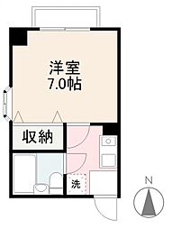 Te12 1Kの間取図画像