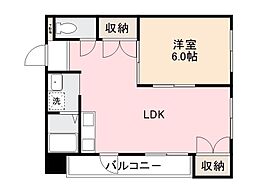 菊池マンション 1LDKの間取図画像