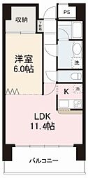 Aty 1LDKの間取図画像