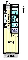 アイランドガーデン山田 1Kの間取図画像