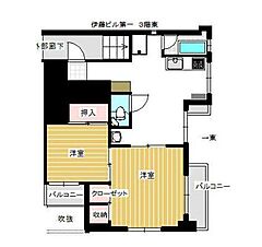 物件の間取り
