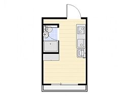 エステート番町ハウス ワンルームの間取図画像
