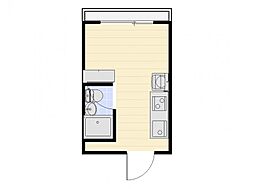 エステート番町ハウス ワンルームの間取図画像