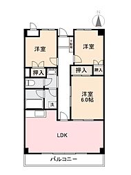 アルファエステート高松町 3LDKの間取図画像