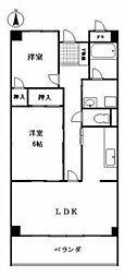 アルファエステート高松町 2LDKの間取図画像