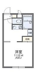 レオパレスクラウド 1Kの間取図画像