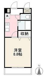 LIEBET&M 1Kの間取図画像