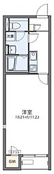 レオネクストクレール国分寺 1Kの間取図画像